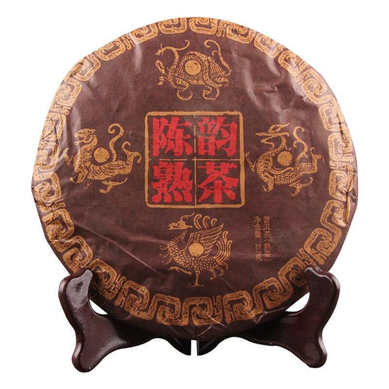357g Old Ripe Puer Tea,2019 Year Yunnan Menghai Chen Yun Ancient Shu Puer Tea