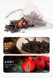 Strawberry Black Tea Triangle Tea Bags Ceylon Loose Leaf Cold Brew Tea