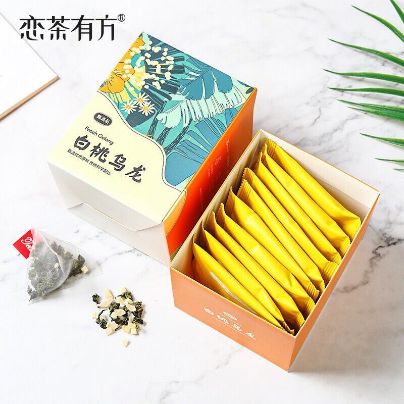Honey Peach Flower Fruit Tea Triangle Bag Cold Soaked Tea White Peach Oolong