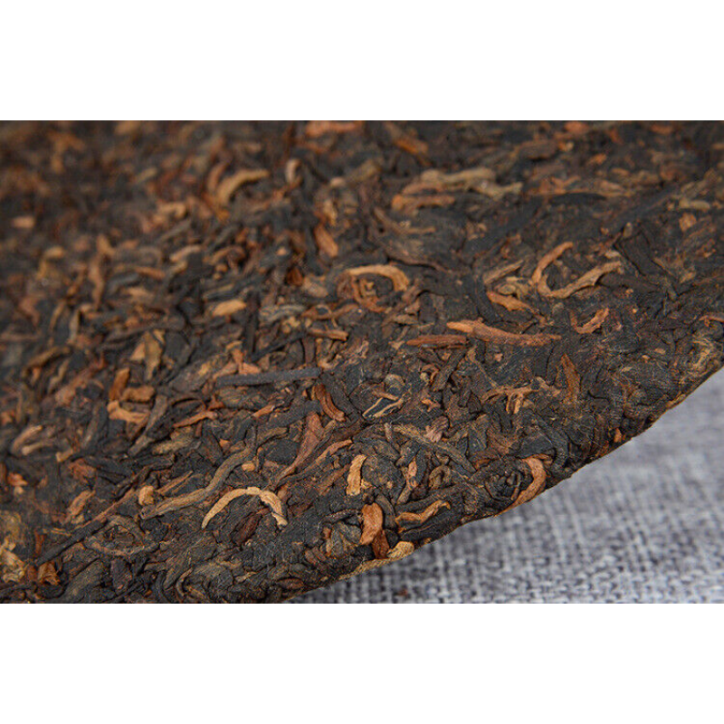TeaAncient Tree Pu-erh Ripe Cake Health Care 357g Top Black Tea Yunnan Pu-erh Tea
