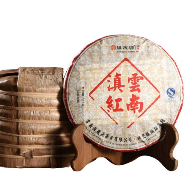 TeaPu-Erh Tea Cake Spring Pu'er Black Tea Healthy 357g Top-Grade Yunnan Dian Hong
