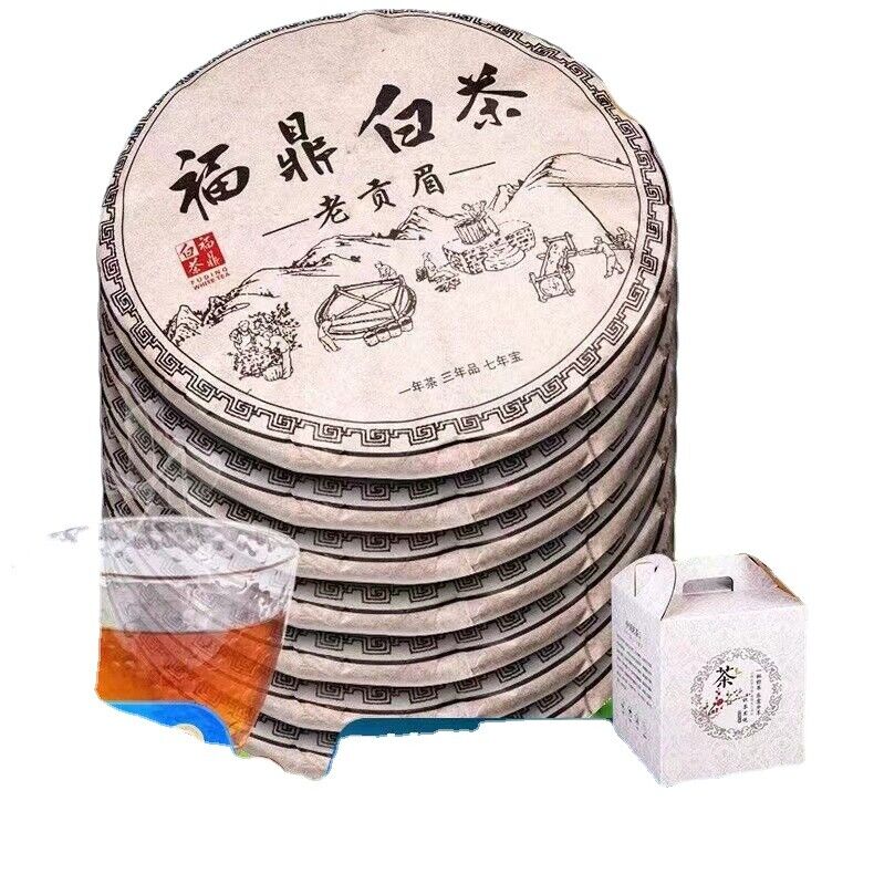 357g  Fuding old white tea cake gongmei tea Taimushan white tea Shoumei Secondary image