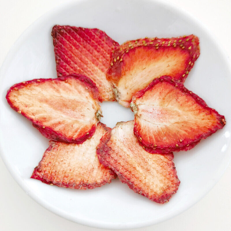 Strawberry slices Dried freeze-dried strawberries fancy fruit tea 17.6oz Secondary image