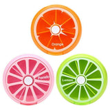 7 Day Medicine Pill Holder New Weekly Rotating Pill Splitter Tablet Storage Case