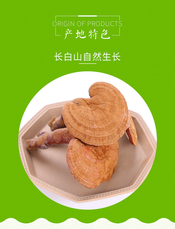 Changbai Mountain Ganoderma Lucidum Red Lingzhi Purple Lingzhi Edible Fungi 500g