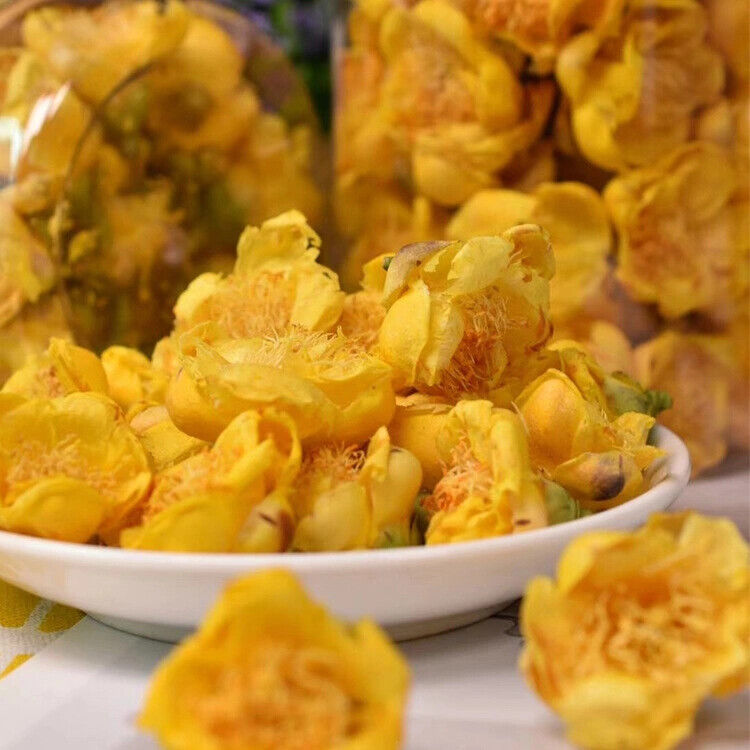 Jin Cha Hua Healthy Bulk Tea Chinese Herbal Tea Flower Golden Camellia Tea 50g