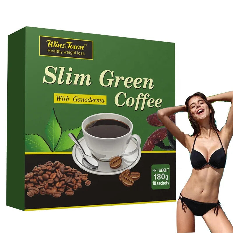 10g*18bags Slimming Instant Coffee Slim Diet Green Weight Loss Coffee Secondary image