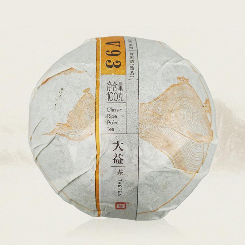 Dayi Shu Puerh Chinese Ripe Puer Tea Tuocha，2017 V93 Yunnan Menghai TAETEA
