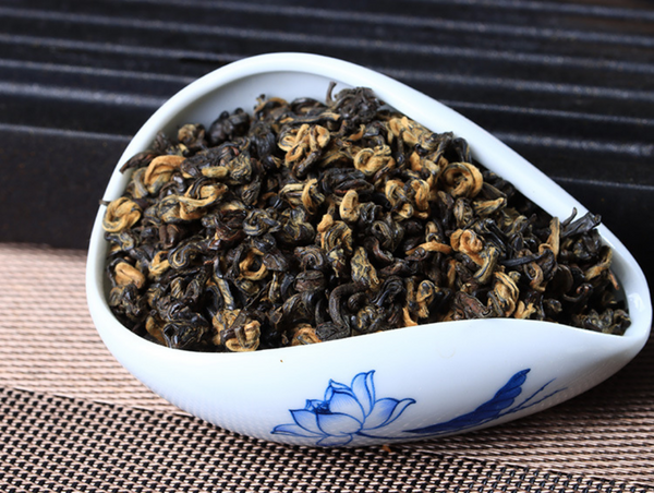 500g Yunnan Ancient Black Tea Golden Silk Golden Snail Fengqing Dian Hong Tea