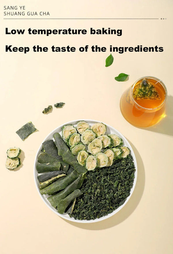 Melon Bitter Melon Tea Brewing Water Tea Health Mulberry Leaf Winter