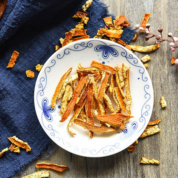 Dried Orange Peel To Make Syrup of Plum Fruit Tea Relieve A Cough Health Care