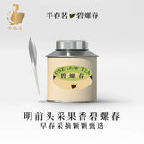 Green Tea Mingqian Bi Luo Chun 2025 New Fragrant Tea Small Can for Personal Use