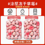 Freeze-Dried Strawberry with Chocolate & Yogurt Bites Fruit Snack 170g Can