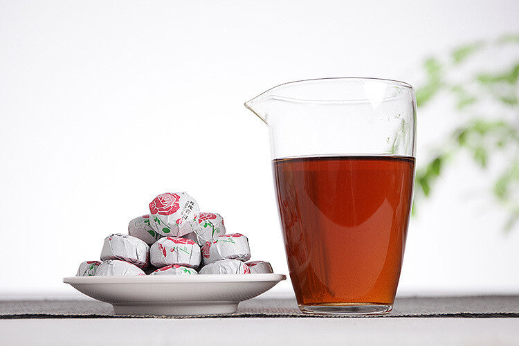 Yunnan Puerh Tea Golden Rose Tuo Tea Puerh Ripe Tea 500g Bulk