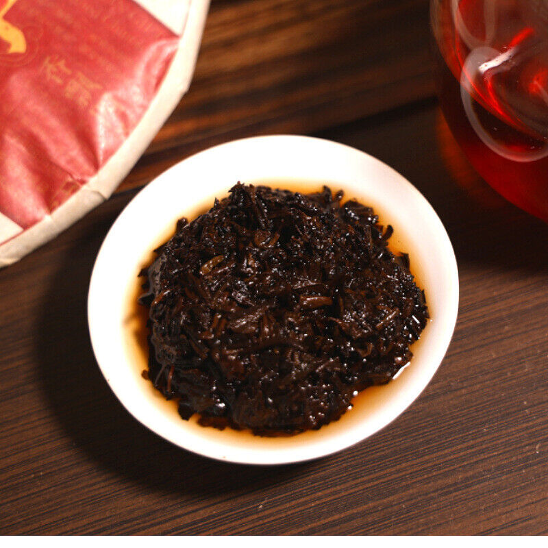Palace Golden Sprout Pu'er Ripe Tea Pu'er Tea Seven Seed Cake Tea Chenxiang 357g