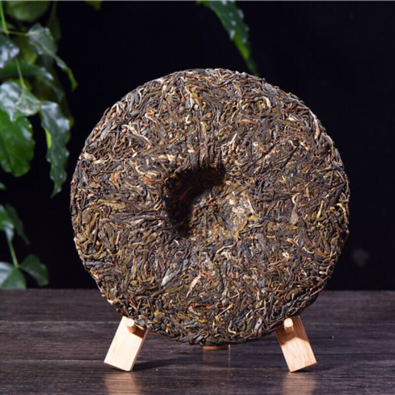 Premium Green Tea 357g Yunnan Pu-Erh Tea Yiwu Big Healthy Tea Cake Gift Tea