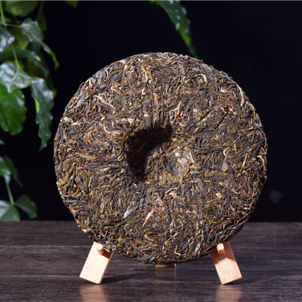 Premium Green Tea 357g Yunnan Pu-Erh Tea Yiwu Big Healthy Tea Cake Gift Tea