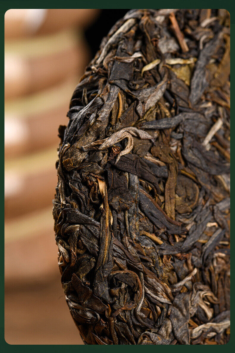 Tangli Spring Puer Raw Tea Cake Ziling Peacock Puerh Grain Tea Big Leaf Tea 200g