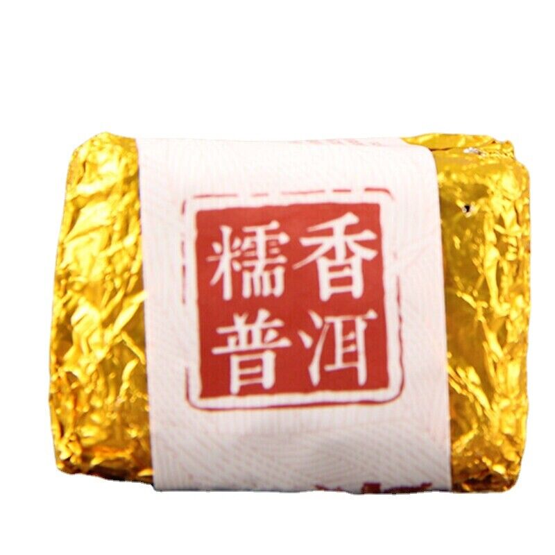 500g Handmade Glutinous Fragrant Pu-Erh Ripe Tea Small Square Pu-erh Tea Brick Main image