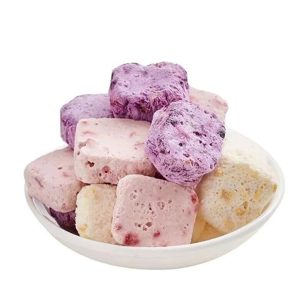 Strawberry Peach Blueberry Mango Fruit Snacks Freeze-Dried Yogurt Bites