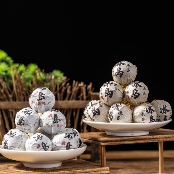 Wholesale factory price compressed fermented/ripe puerh tea flavored Chinese