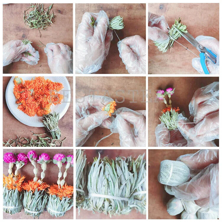 Osmanthus Lily Blooming Tea Artistic Flower Tea Blooming Tea Ball 20pcs