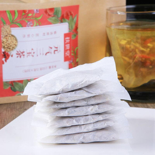Highly Effective Fu Shitang Vitality Sanbao Tea Astragalus Ophiopogon Codonopsis