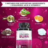 Collagen Burn Capsules Skin Whitening Brightening Anti-aging 60 Capsules