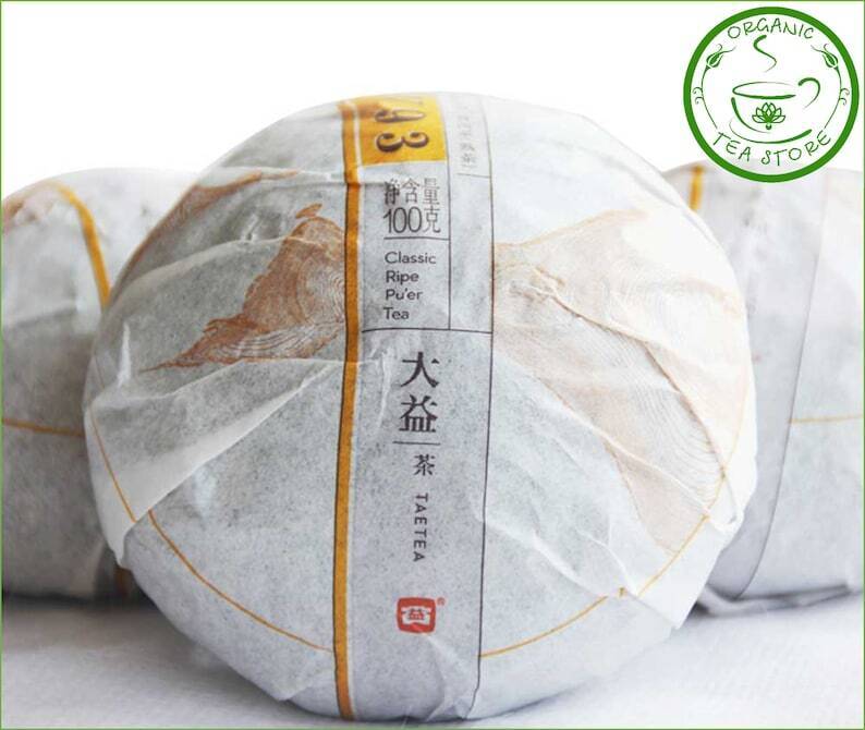 Chinese Puerh Tea Pur-erh  Cake 100g Chinese Tea Ripe Puer Puerh