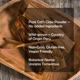 Cat's Claw Powder 8.8oz From Peru Wild Non GMO