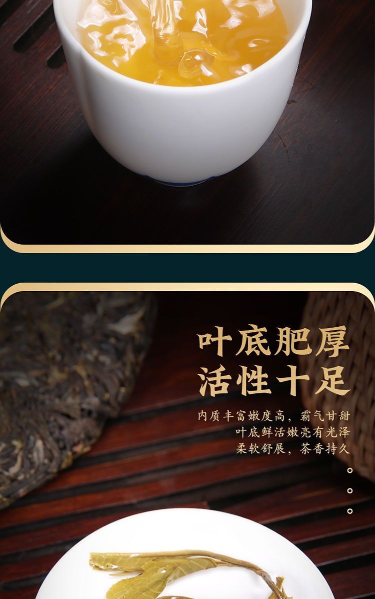 Yunnan Puerh Tea Raw Tea Old Banzhang Ancient Tree Puerh Raw Tea 357g
