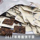 500g Fuding white tea shoumei cookie tea old white square tea 1 piece 1 bubble