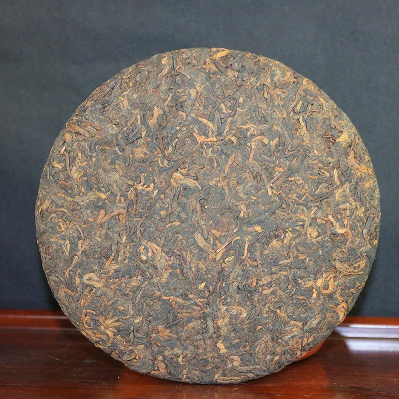 Certified Organic Yunnan Tea Tree King Ripe Pu'er Tea Cake Healthy Drink 357g