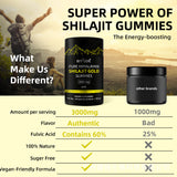 Reine Himalaya-Shilajit-Fruchtgummis zur Immununterstützung mit Ashwagandha