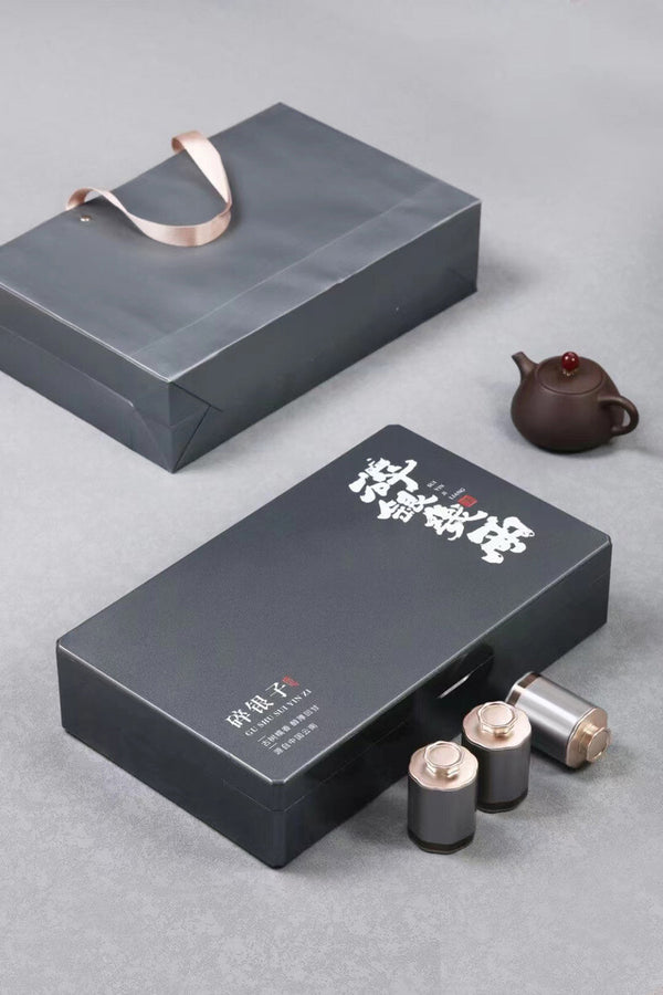 Yunnan Ancient Tree Puerh Ripe Tea Aged Tea 18 Cans Gift Box 500g
