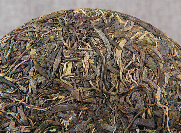 357g Ancient Tree Puerh Raw Tea Cake Traditional Handmade Puerh Material