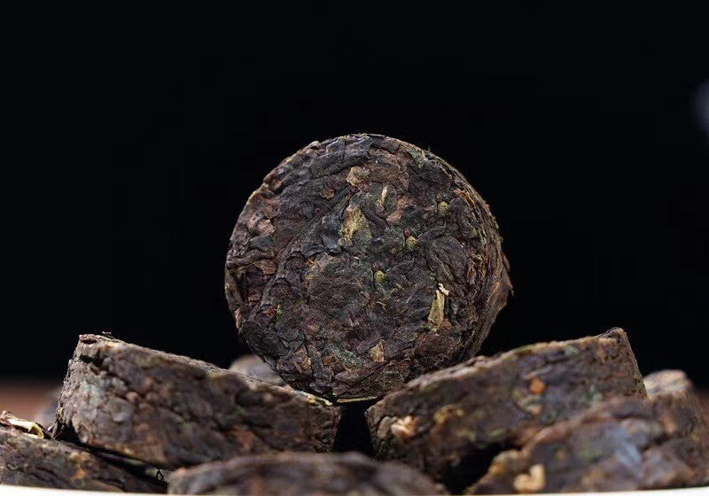 500G Yunnan Pu'er Tea Glutinous Aroma Xiao Tuo Tea Strong Aroma  Aged Ripe Tea
