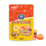 65g Creative Chewy Kids Snack  8 Packs 4D Fruit Juicy Gummy Candy with Filling