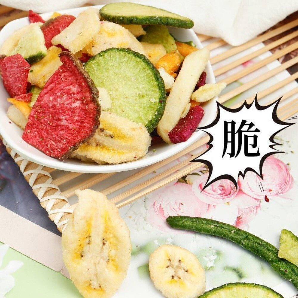 Miaoguo Mai Xiang 80g Mixed Fruit Veggie Crisps Freeze Dried Healthy Kids Snack