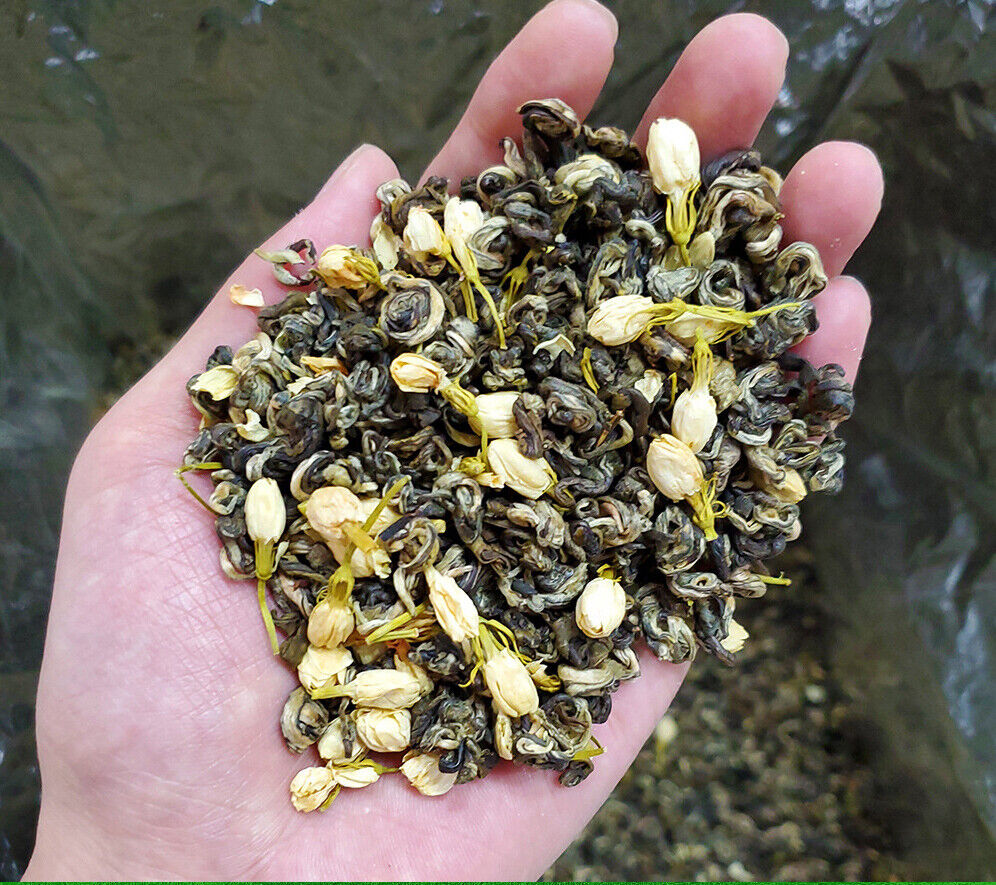 New Tea Jasmine Tea Silver Hair Small White Bud Biluochun Tea 500g/1.1lb