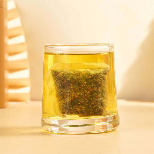 Herbal Tea with Ginseng and Perilla in Iron Box for Wellness Tea Bags
