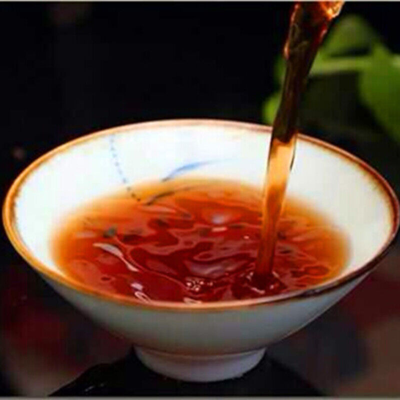 Gift Tea Premium Puerh Cooked Tea Cake 357g Menghai Big Tree Organic Black Tea