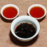 Premium Yunnan Pu-erh Tea Cake Rich Aroma Glutinous Rice Flavor Aged Ripe Tea