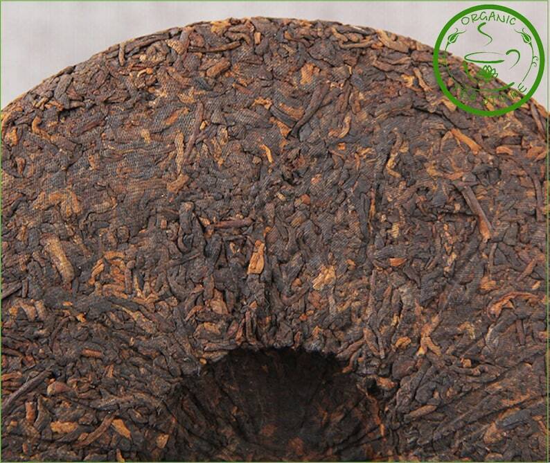 Old Chinese Puerh Tea Pur-erh  Cake 357g Chinese Tea Ripe Puer Puerh Gift