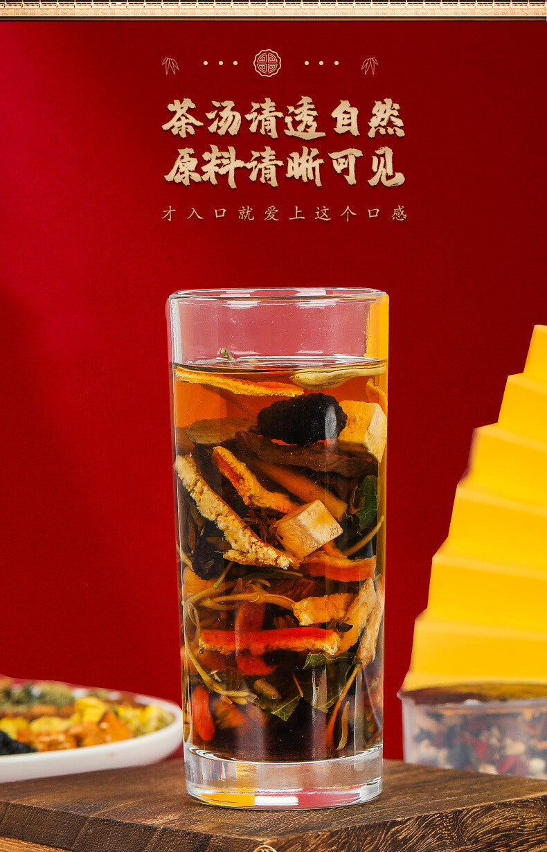 Chrysanthemum Chinese Wolfberry Cassia Tea Dandelion Root Health Tea Small Jar