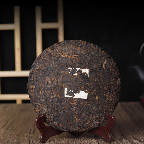 357g Brown Mountain Ancient Tea Tree Pu-erh Cake Premium Yunnan Ripe Puerh Tea