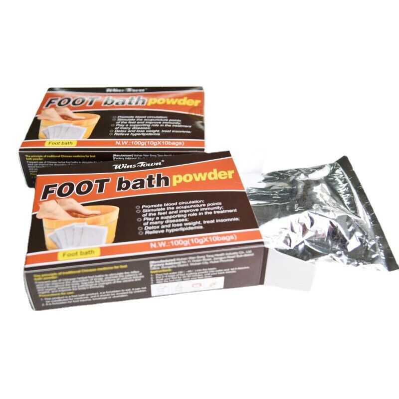 Ginger Foot Bath Powder Herbal Foot Bath Powder Healthy Bags 100g Secondary image