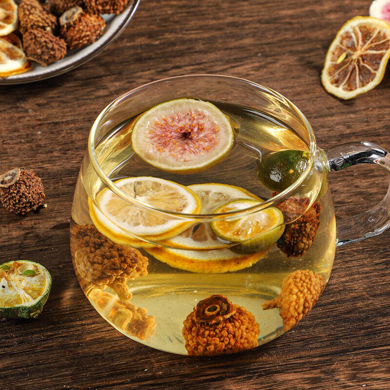 Rosa roxburghii black goji berry mulberry lemon slices combination tea