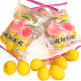 Yellow Candied Fruit Snack for Throat Relief Sweet & Sour Crisp Peaches
