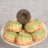 500g Yunnan Pu'er Ripe Tea Leaves Original Flavor Ripe Tea Mini Tuocha